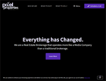 Tablet Screenshot of pixelproperties.com